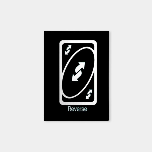 Uno Reverse Card Uno Reverse Card Notizblock Teepublic De