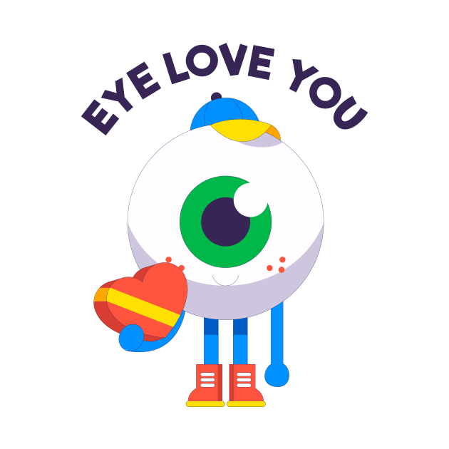 I love you - eye love you by Frispa