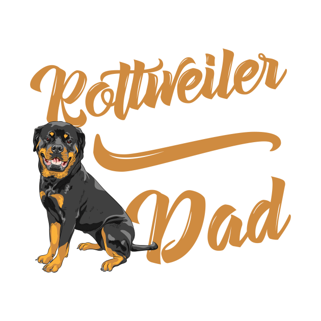 Rottweiler Dad! Especially for Rottweiler Dog Lovers! by rs-designs