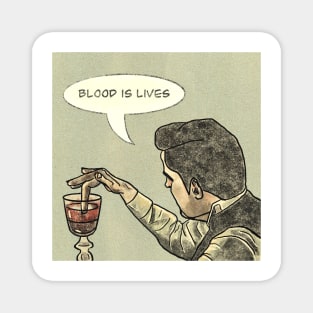 Dracula - Blood is Lives (Claes Bang - vintage) Magnet