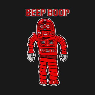 Beep Boop Red T-Shirt