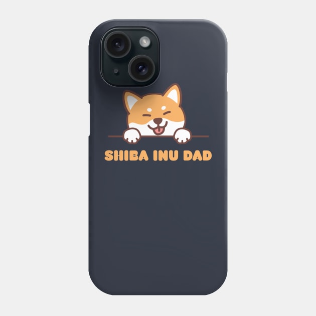 Shiba Inu Dad, Shiba inu mask, Shiba inu owner gift, gift for shiba owner, shiba inu daddy, shiba inu gift Phone Case by crocozen