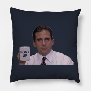 Pony Up The Office Mug Pillow