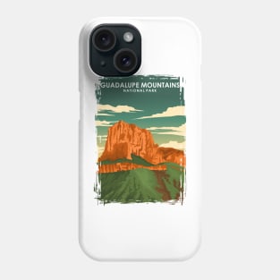 Guadalupe Mountains National Park Travel Poster Phone Case