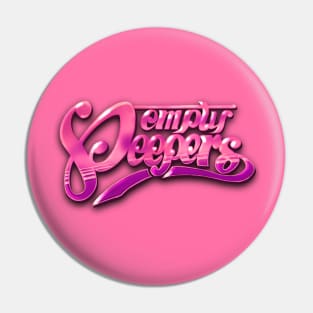 Empty Peepers Logo Pink Pin