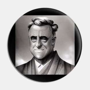 Franklin D. Roosevelt | Manga style Pin