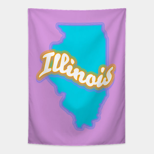 Illinois Tapestry by LadyMayDesigns