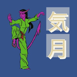 Martial Arts Woman Tiefling T-Shirt