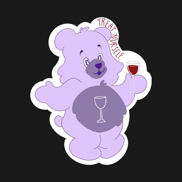 Discover Treat yourself - Wine - T-Shirt