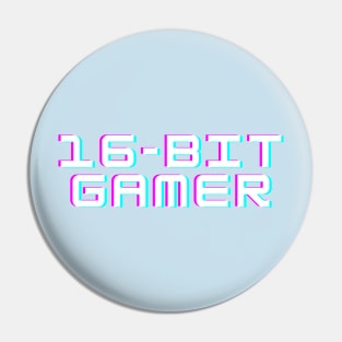 16-bit gamer Pin