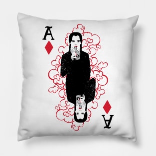 Addams Playing Card - Wednesday Pillow