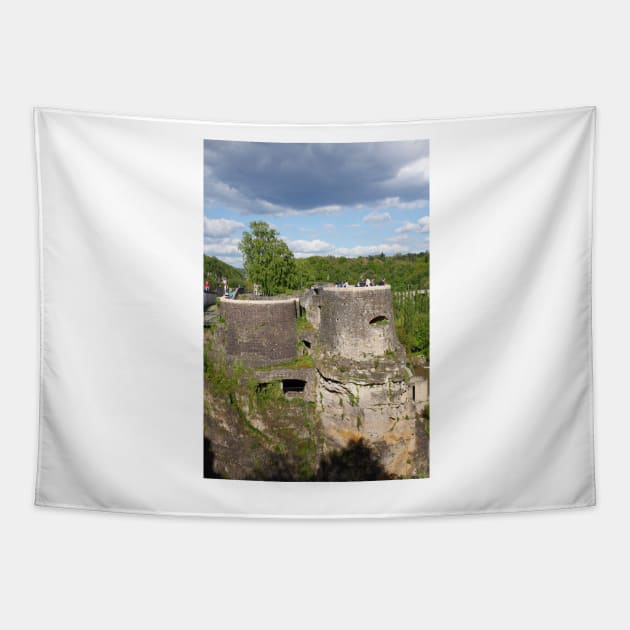 Casemates, Luxembourg, Europe Tapestry by Kruegerfoto