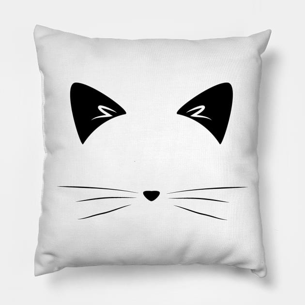 Cute cat Pillow by YourStyleB