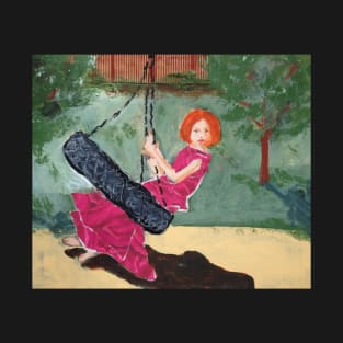 girl on a swing T-Shirt