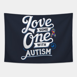 love someone with autism Tapestry