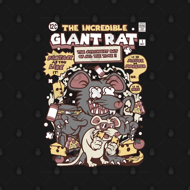 The Incredible Giant Rat by p308nx