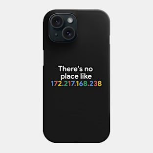 There's no place like 172.217.168.238 White Phone Case