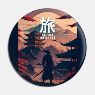 Futuristic Samurai: A Journey Through Time and Tradition Pin
