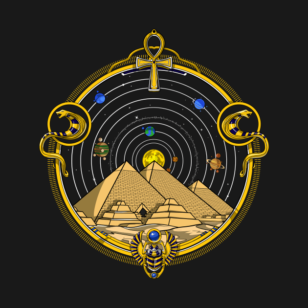 Ancient Egyptian Pyramids by underheaven