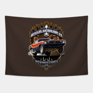 Muscle Car - Barracuda Road Burn Tapestry