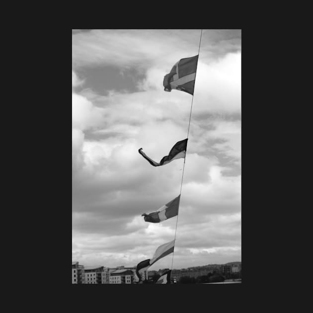 Flags, Royal Yacht Britannia, Edinburgh by robsteadman