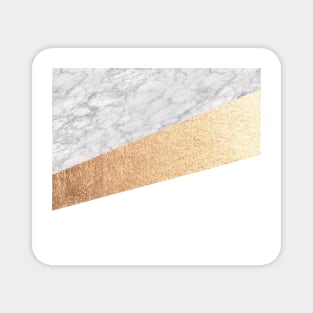 Rosy golden marble Magnet