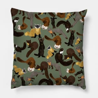 Marten species pattern Pillow