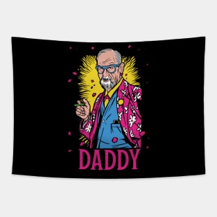 Funny Sigmund Freud Daddy Psychologie Gift Tapestry