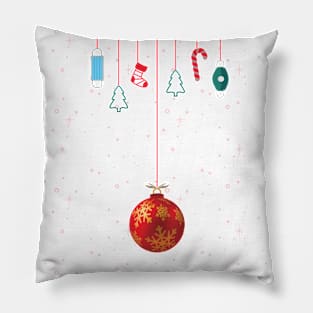 Christmas in quarantine Pillow
