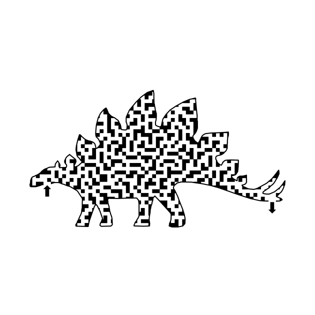 Stegosaurus Dinosaur Maze by gorff