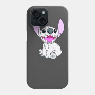 White Stitch Character Phone Case