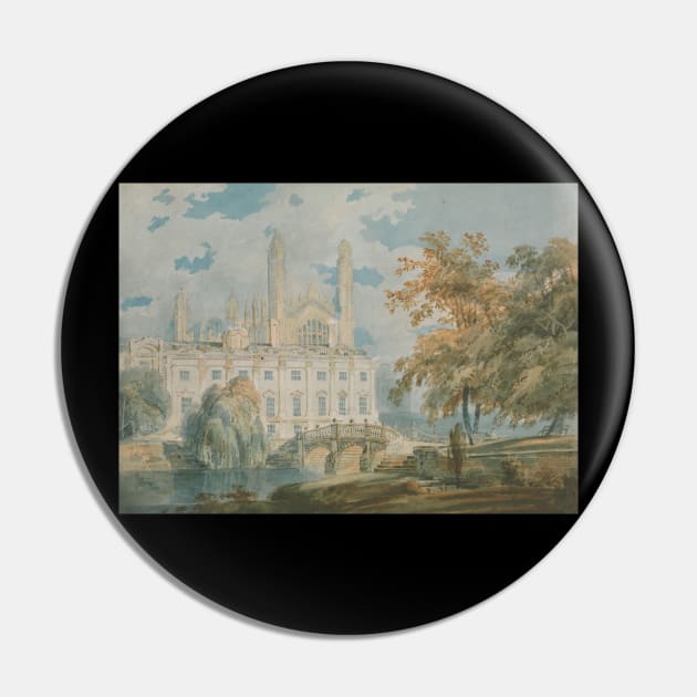 Clare Hall and King’s College Chapel, Cambridge, from the Banks of the River Cam, 1793 Pin by Art_Attack