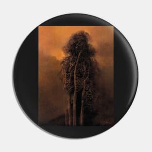 zdzislaw beksinski - Beksinski Trees Pin