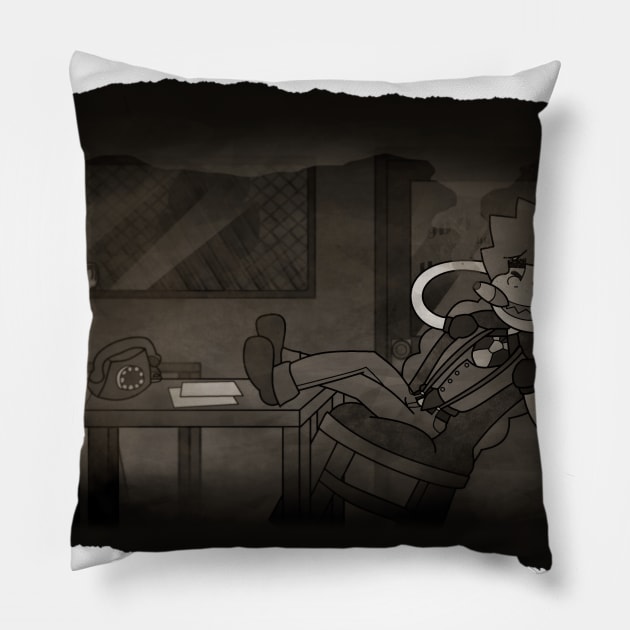 Toontown's Finest Pillow by Miserable in Orange