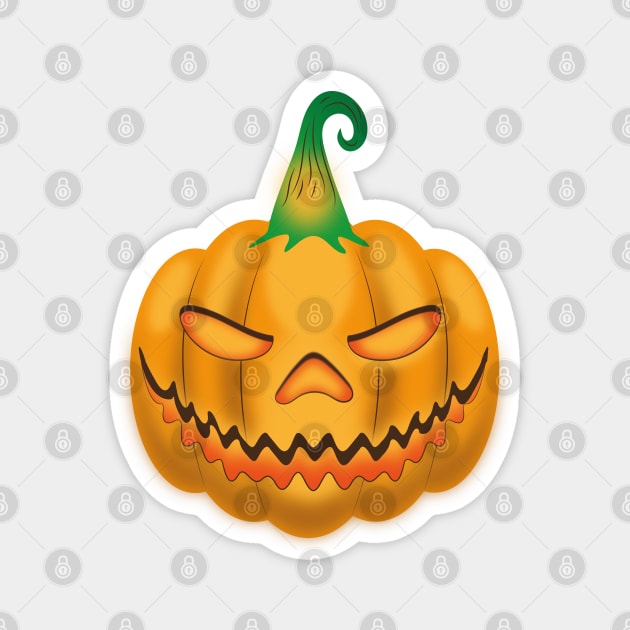 Halloween Pumpkin Magnet by Luchow