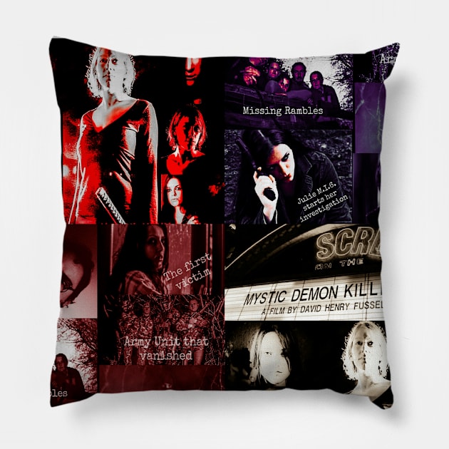 Mystic Demon Killer story art Pillow by Fussell Films