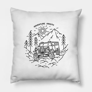 Jeep Adventure Pillow