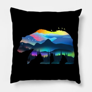 Mountain bear Pillow