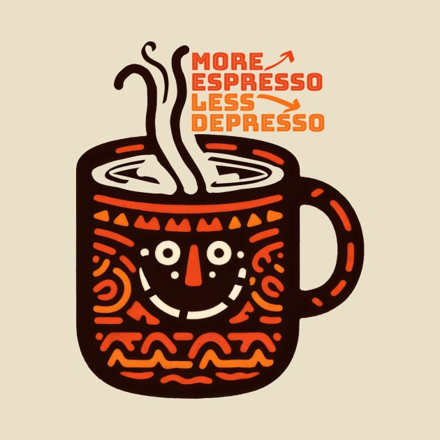 More Espresso, Less Depresso by Ken Savana