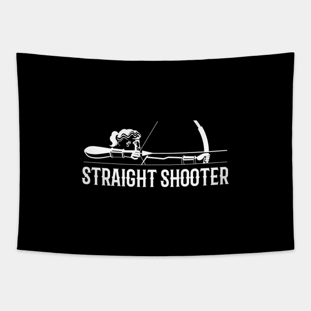 Straight Shooter 2.0 Tapestry by Vector-Artist