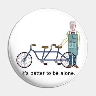 JD Salinger's Tandem Bicycle Pin