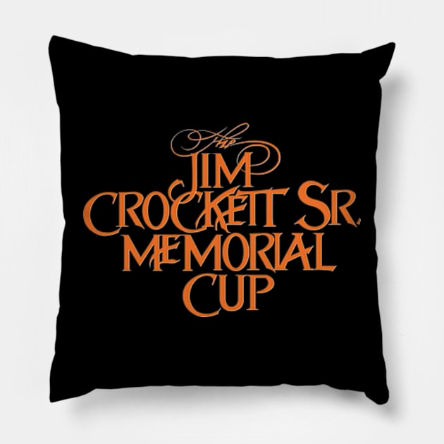 Crockett Cup Pillow by deadright