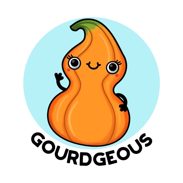 Gourdgeous Funny Veggie Pun by punnybone