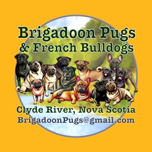 Brigadoon Pugs & French Bulldogs T-Shirt