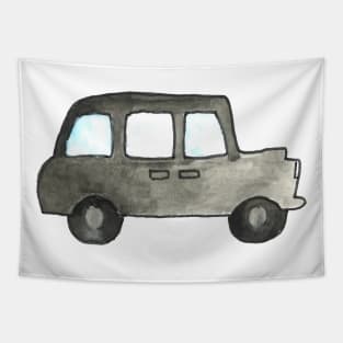 London Icons: Taxi Tapestry