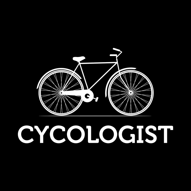 Vintage Cycologist Bike T-Shirt by Bequeen