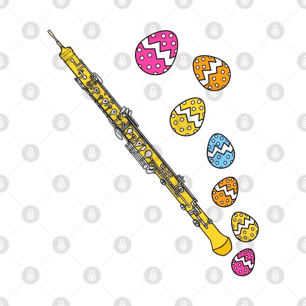 Easter Oboe Oboist Woodwind Musician by doodlerob