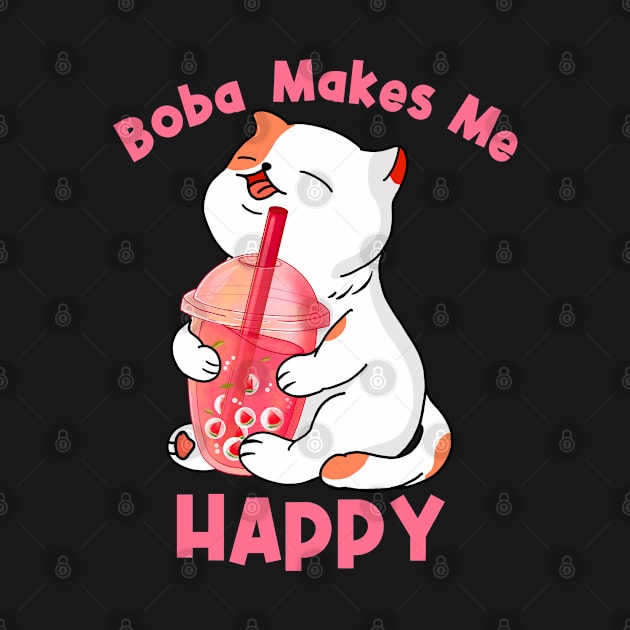 Boba Makes Me Happy by Kimprut