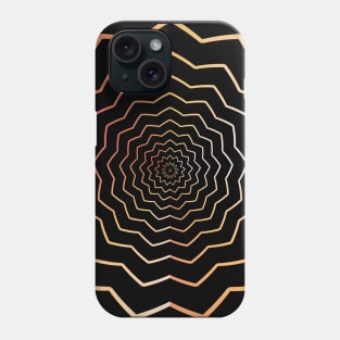 Tunnel of Geometric Retro Bright Colors Phone Case