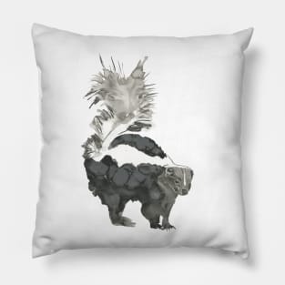 Skunk Painting Pillow